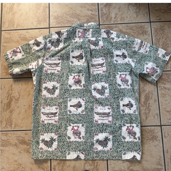 Reyn Spooner Christmas Mele Kalikimaka Short Sleeve Aloha Hawaiian Shirts Large - Picture 5 of 16